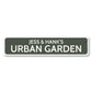 Urban Garden Metal Sign