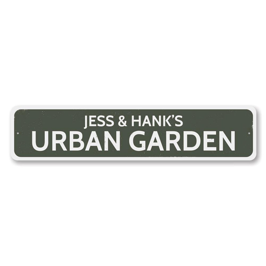Urban Garden Metal Sign