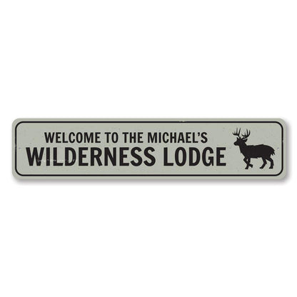 Wilderness Lodge Metal Sign