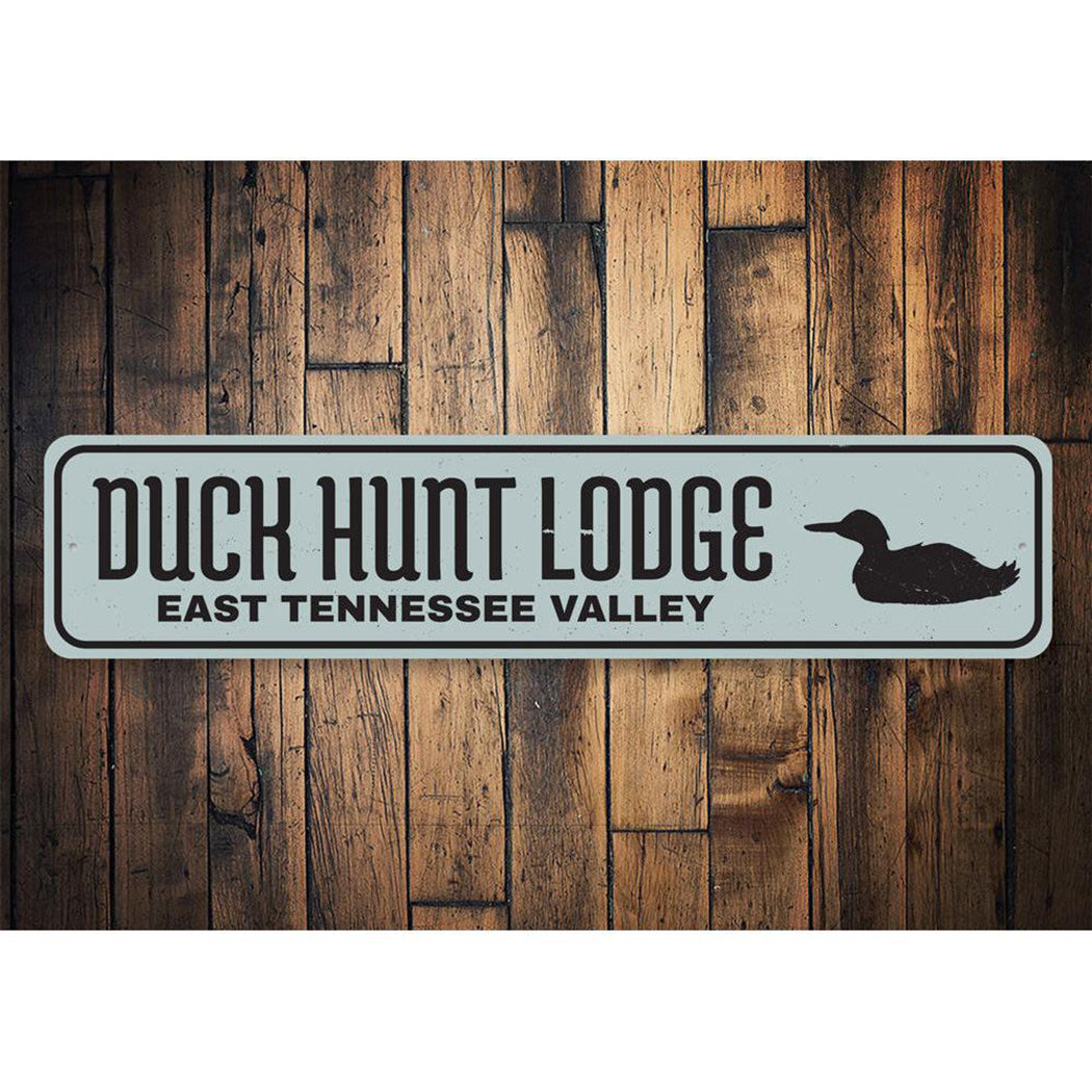 Duck Hunt Lodge Sign