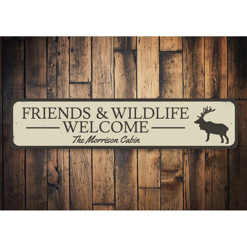 Friends & Wildlife Welcome Sign