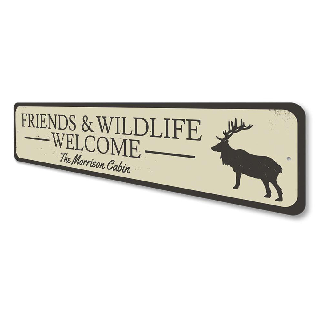Friends & Wildlife Welcome Sign
