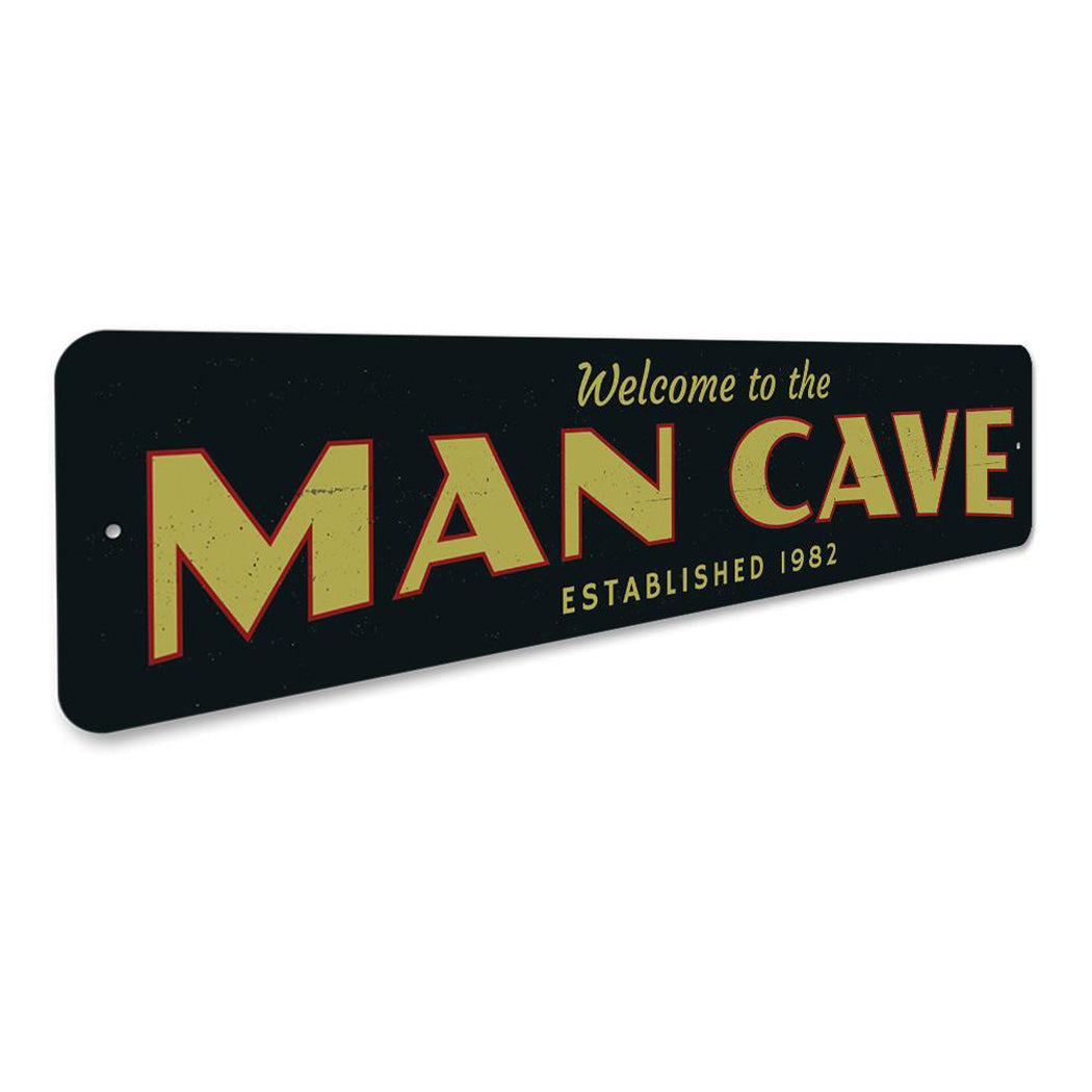 Man Cave Welcome Sign