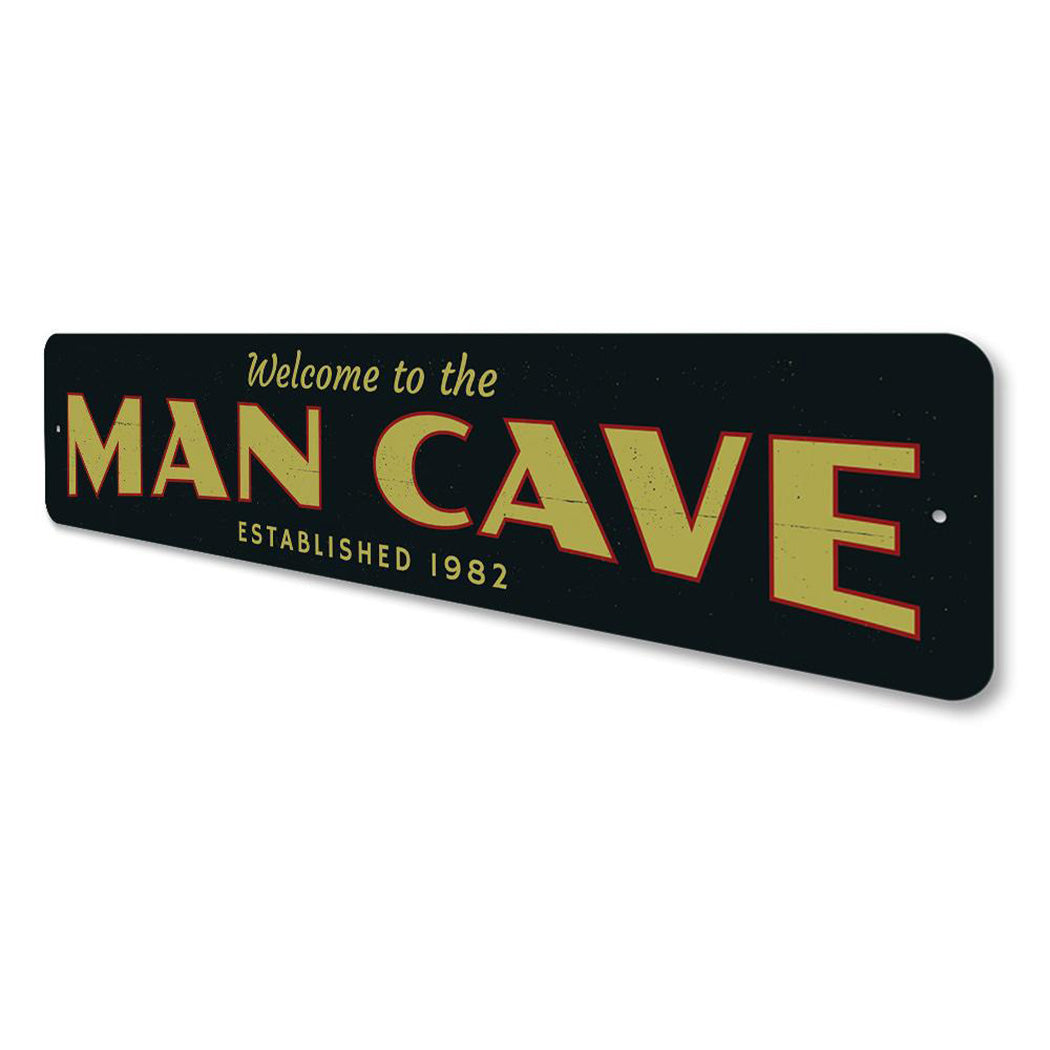 Man Cave Welcome Sign