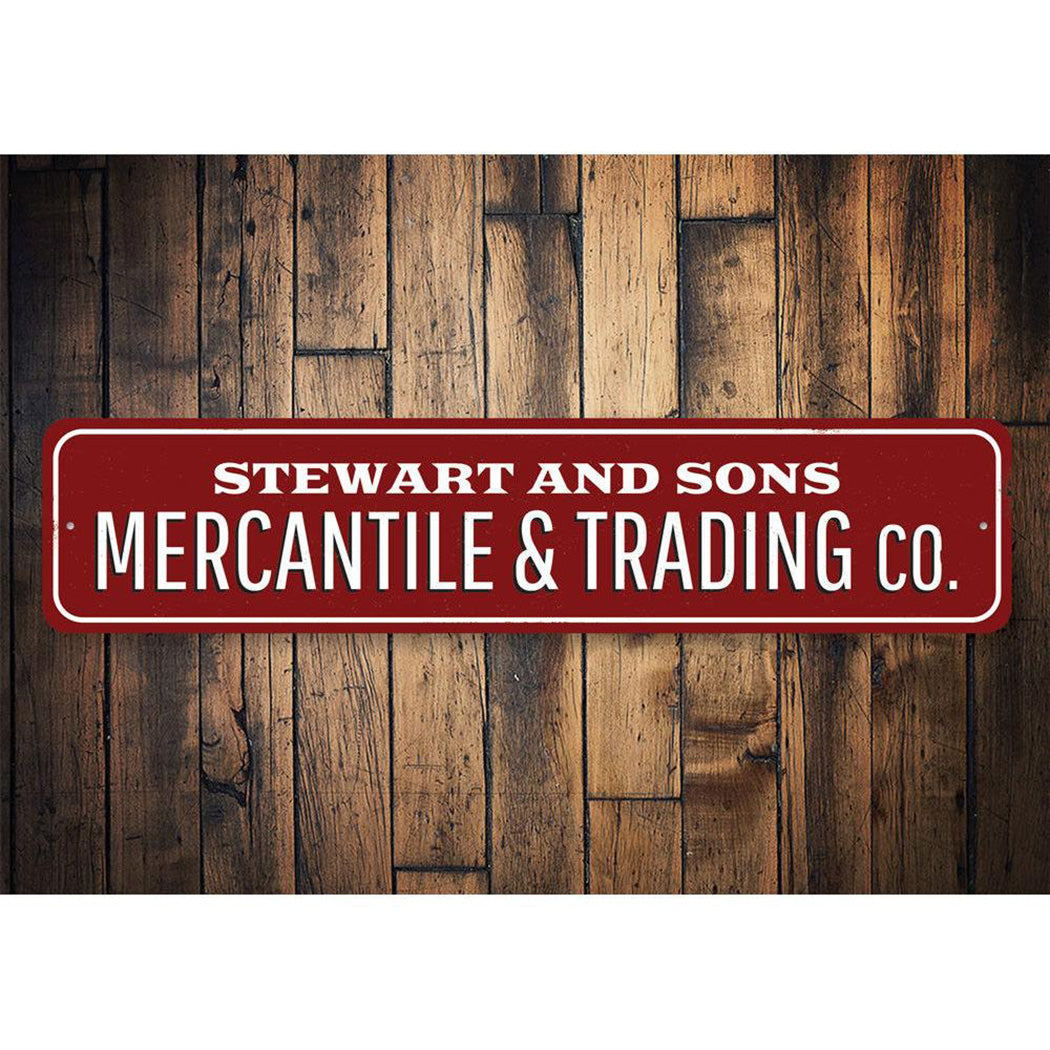 Mercantile & Trading Company Sign