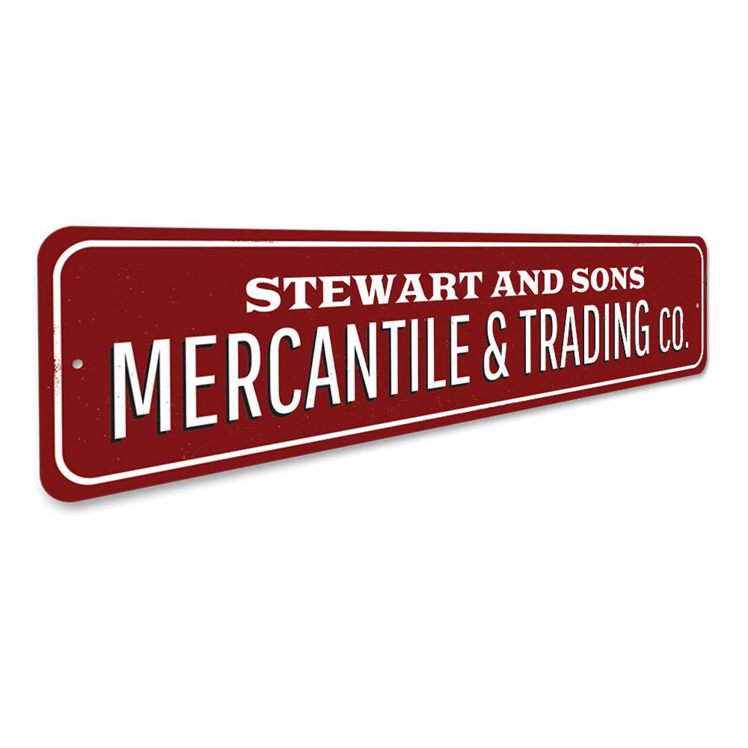 Mercantile & Trading Company Sign