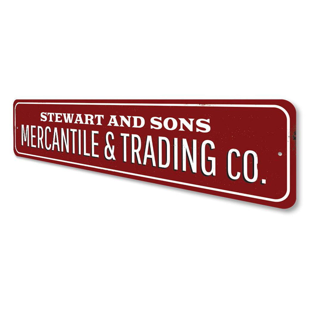 Mercantile & Trading Company Sign