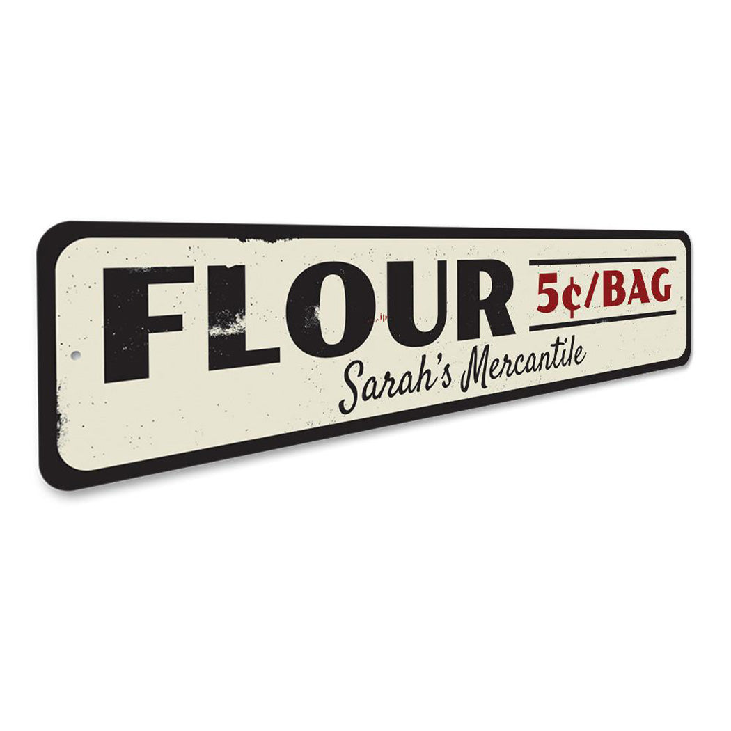 Flour 5 Cents Per Bag Sign
