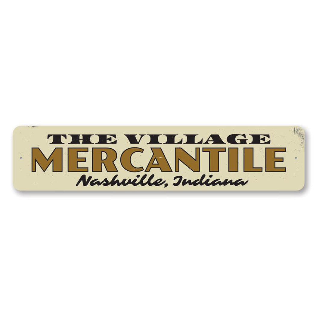 Village Mercantile Sign