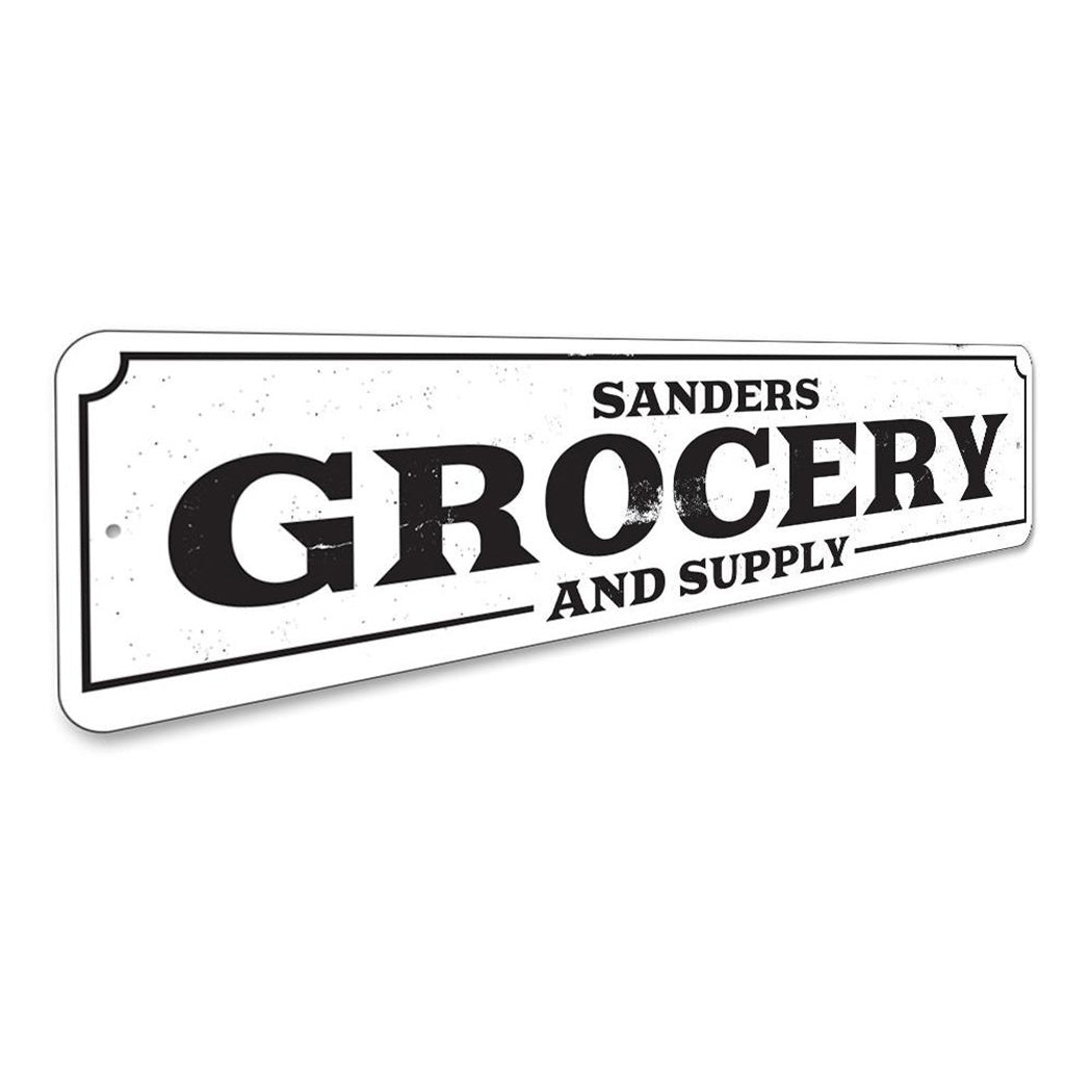 Grocery and Supply Sign