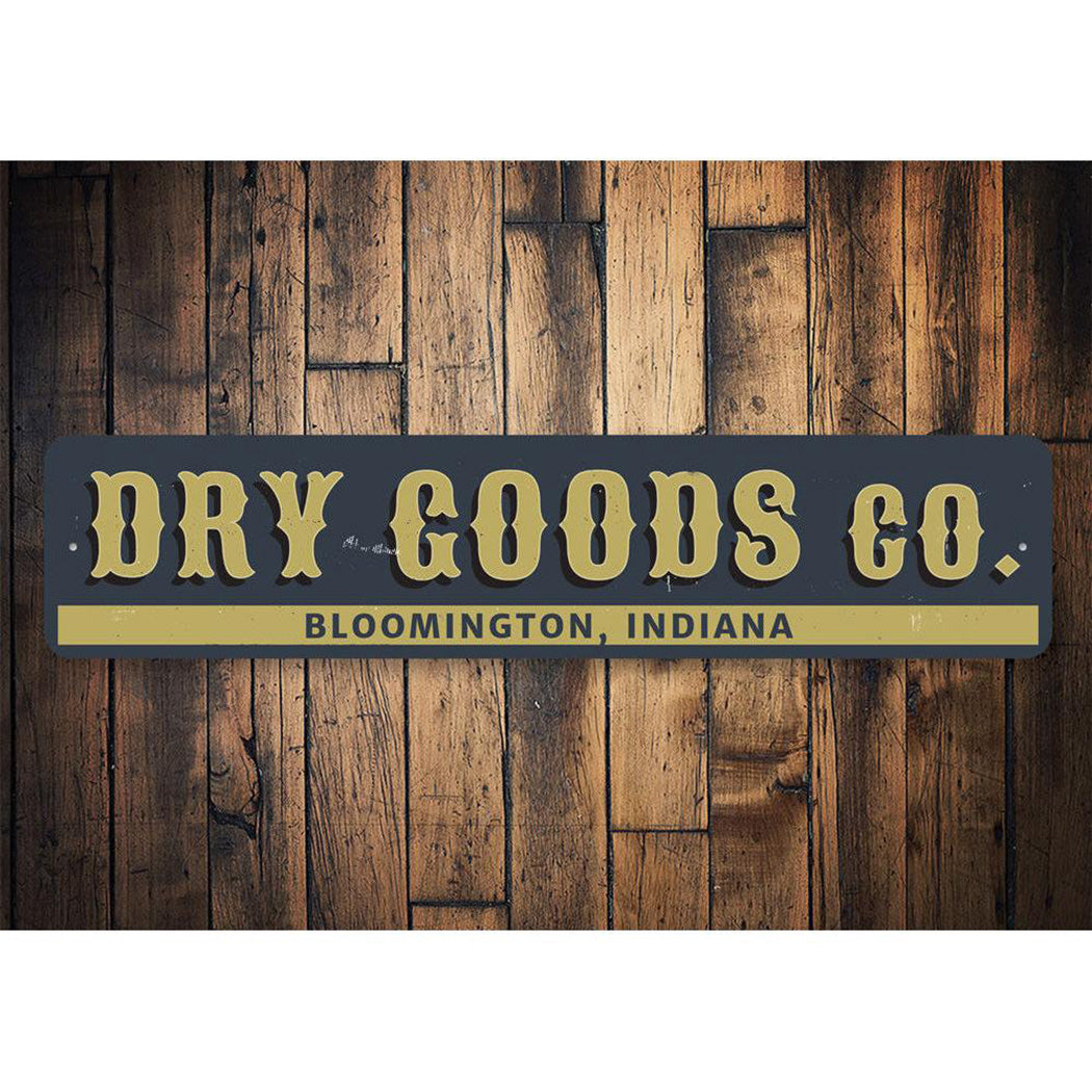 Dry Goods Company Sign