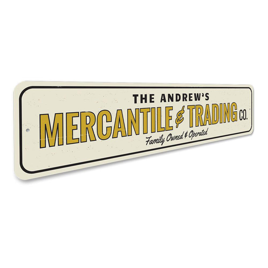 Mercantile & Trading Co Sign