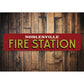 Fire Station City Sign