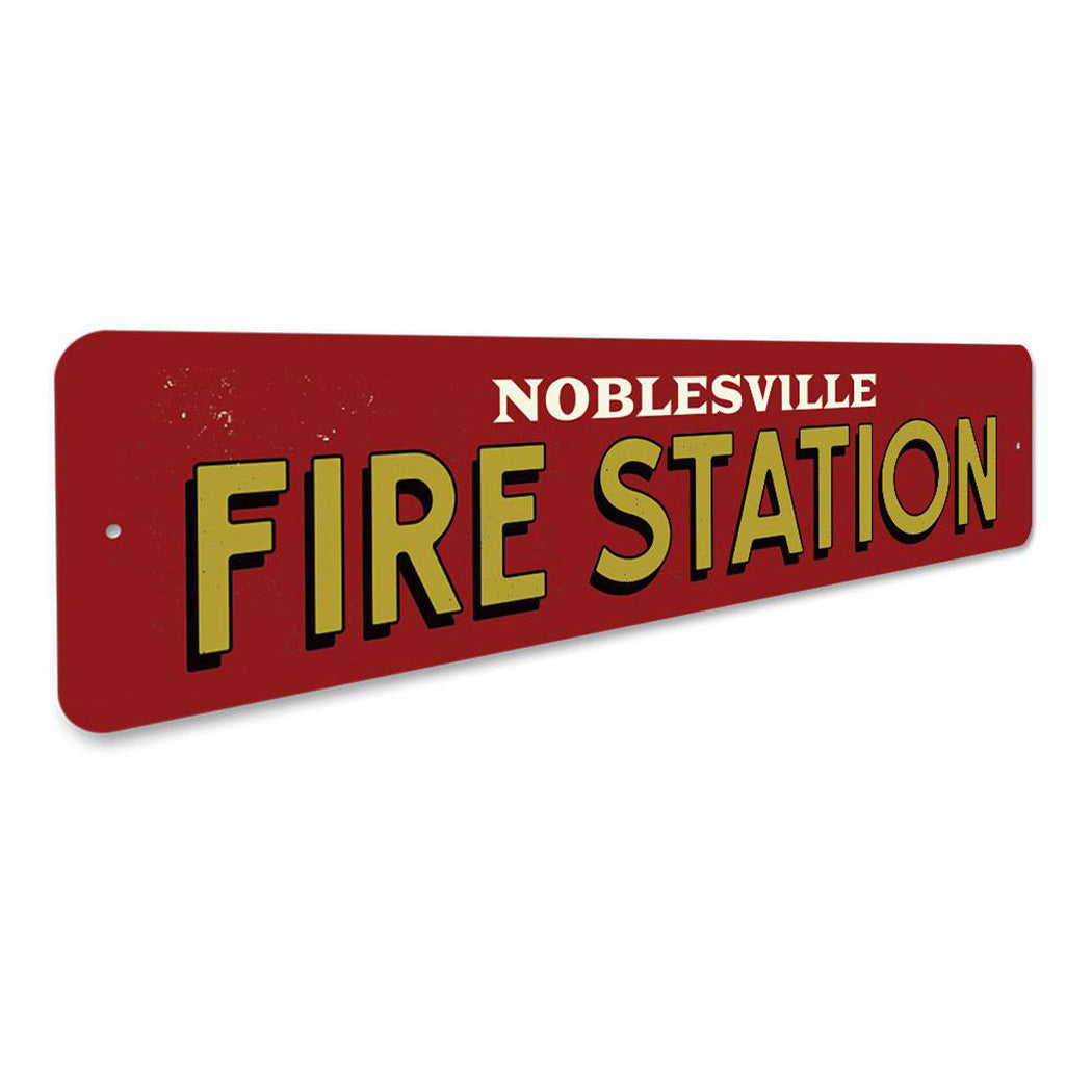 Fire Station City Sign