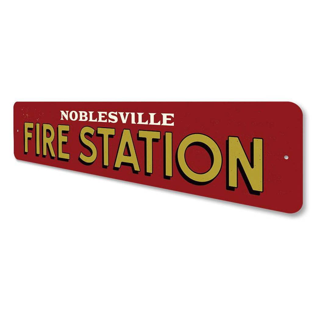 Fire Station City Sign