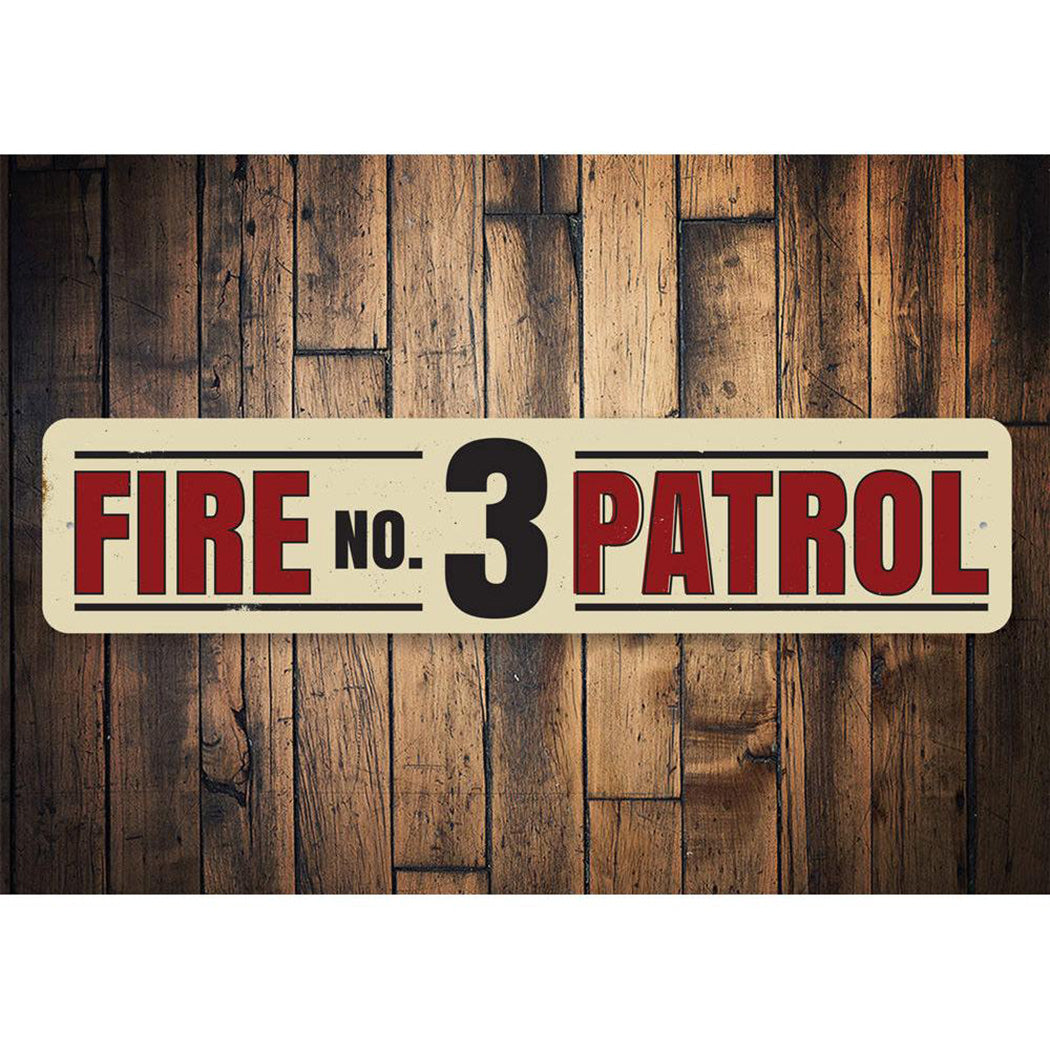 Fire Patrol Number Sign
