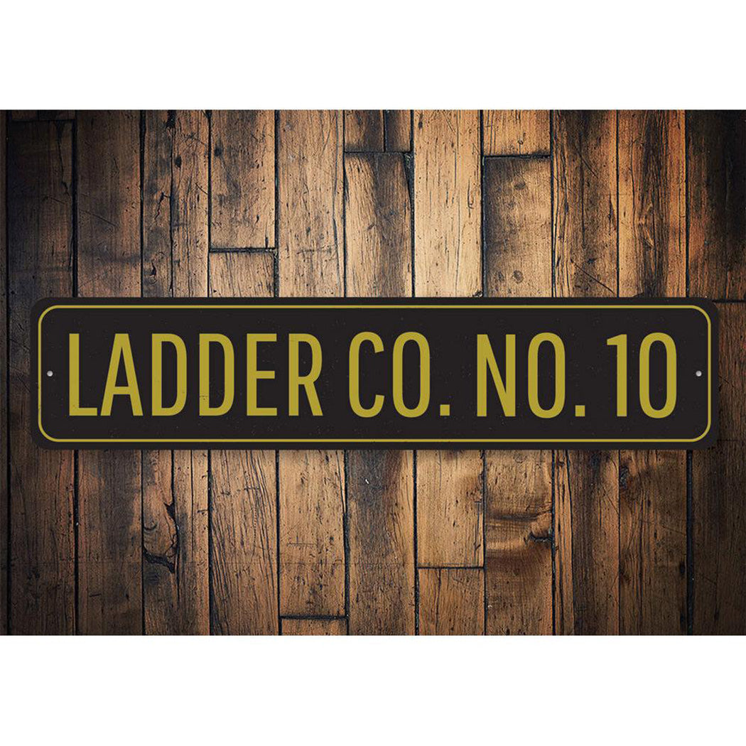 Ladder Company Number Sign