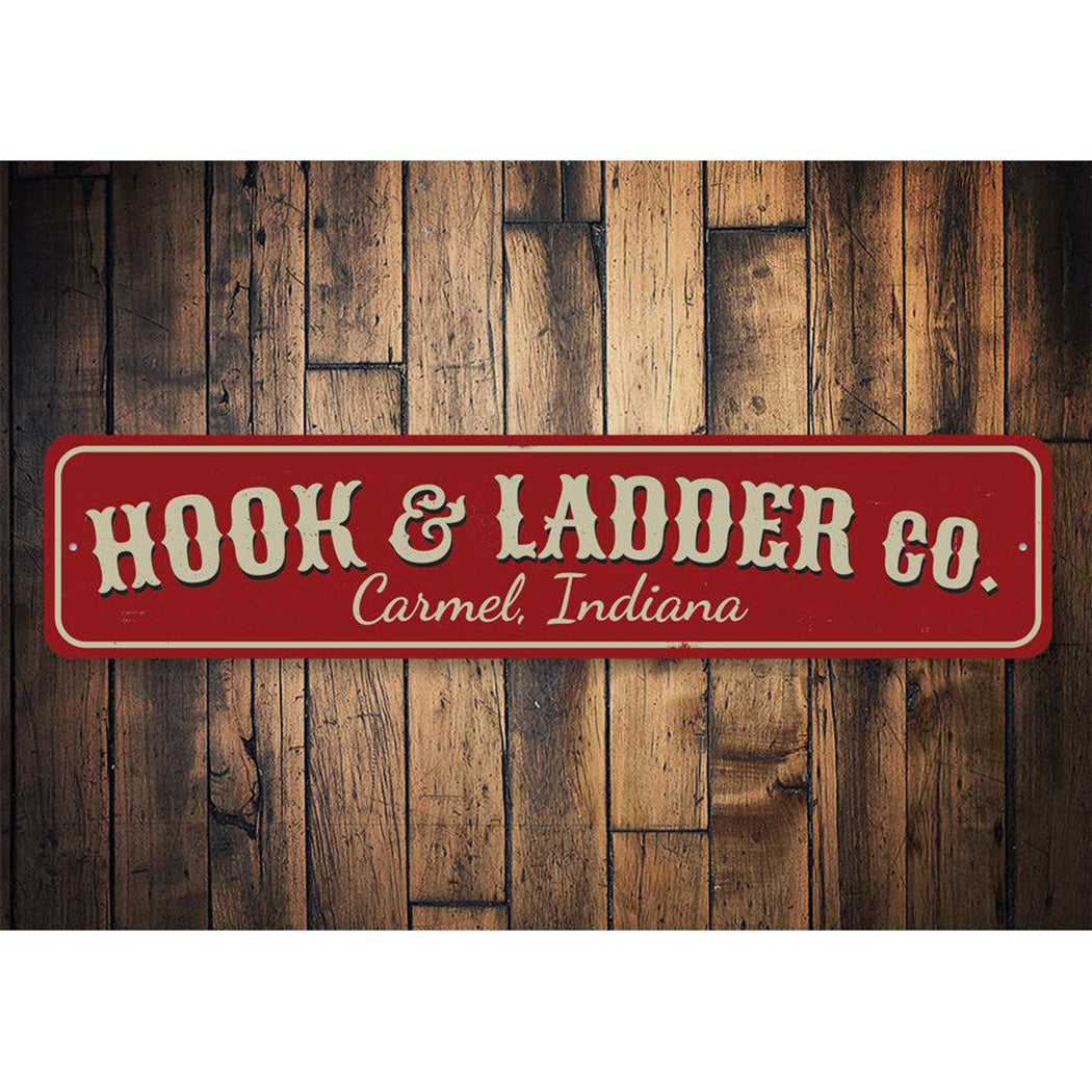 Hook & Ladder Company Sign