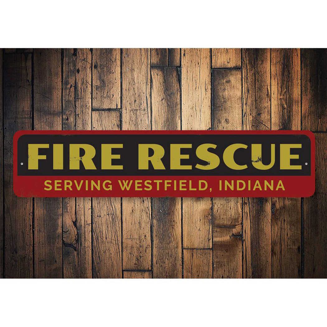 Fire Rescue Sign