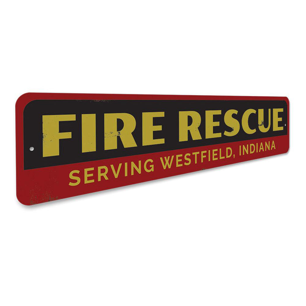 Fire Rescue Sign