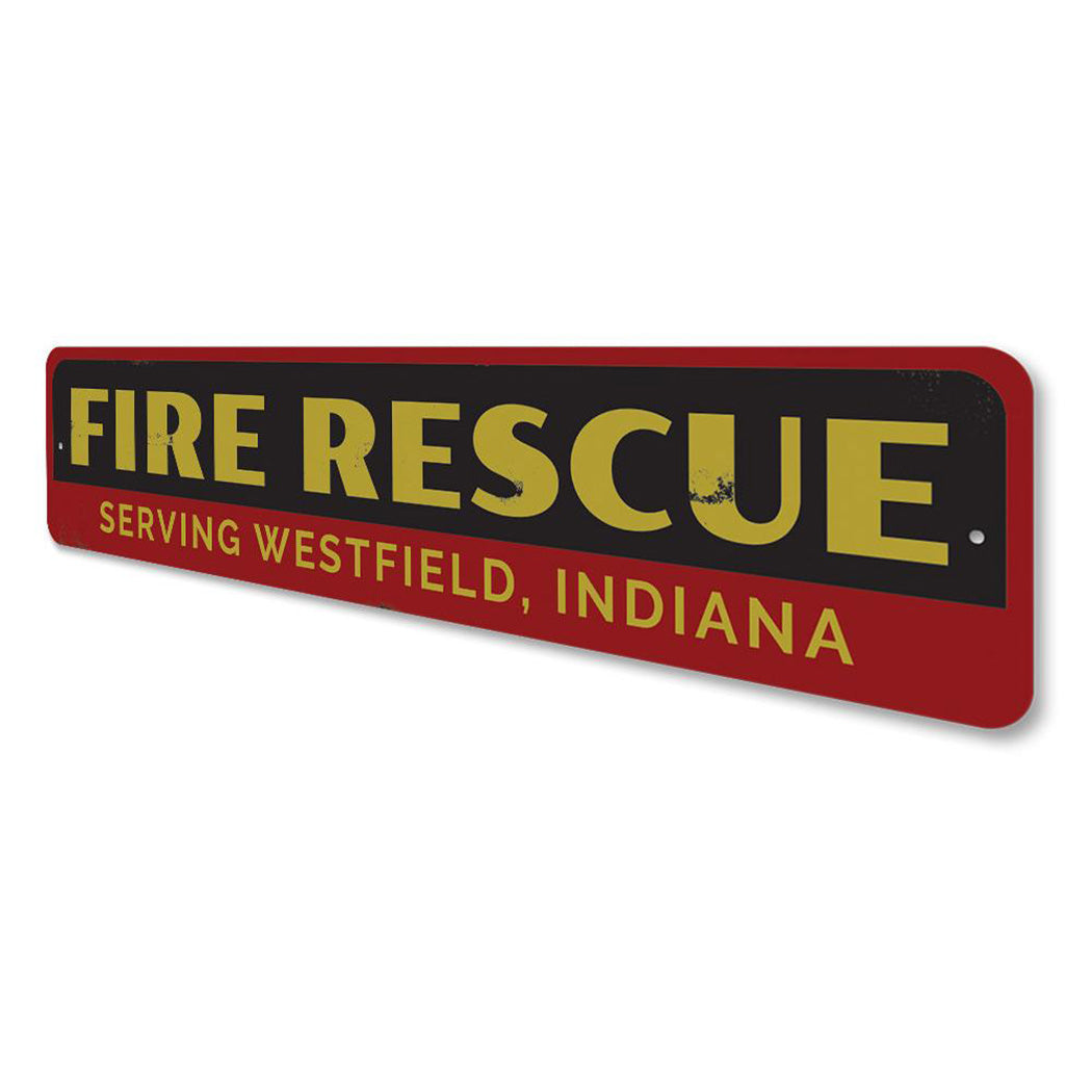 Fire Rescue Sign