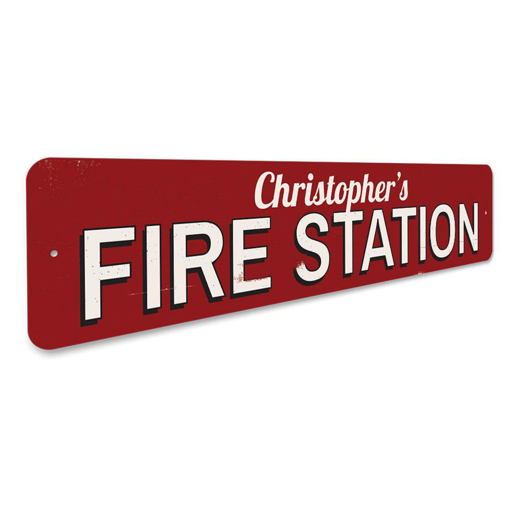 Fire Station Name Sign