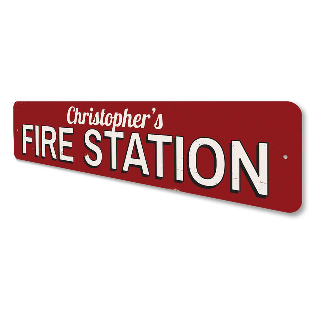 Fire Station Name Sign