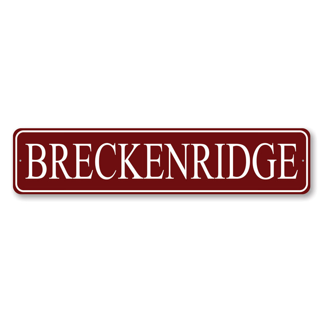 Breckenridge Sign