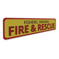 Fire & Rescue Location Sign