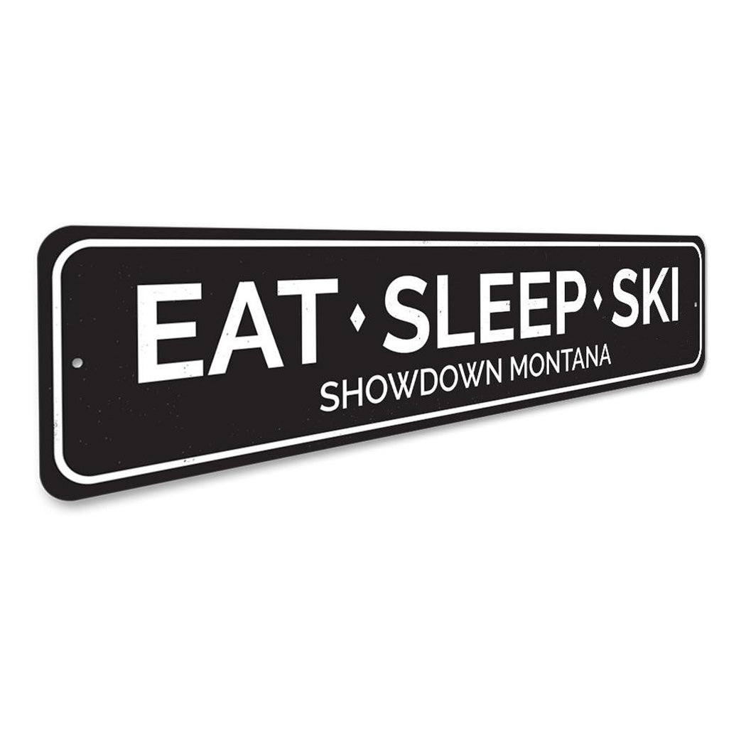 Eat Sleep Ski Sign