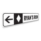 Diamond Ski Run Sign
