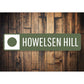 Circle Ski Hill Sign
