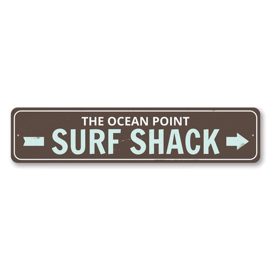 Surf Shack Arrow Sign