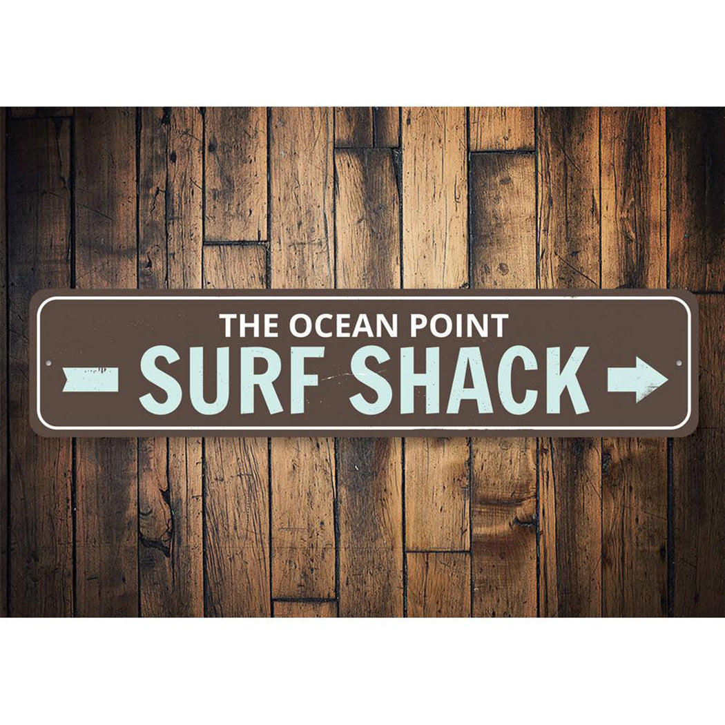 Surf Shack Arrow Sign