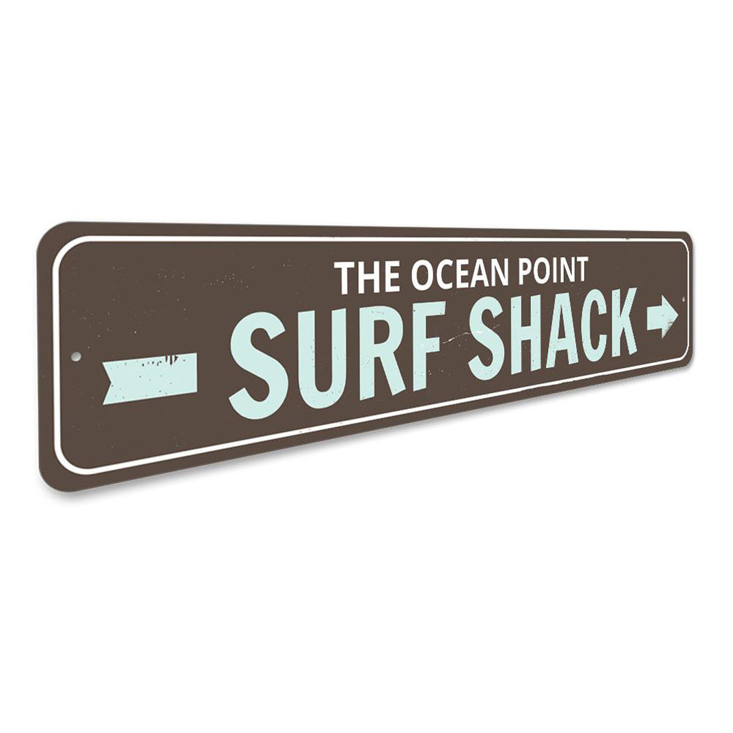 Surf Shack Arrow Sign