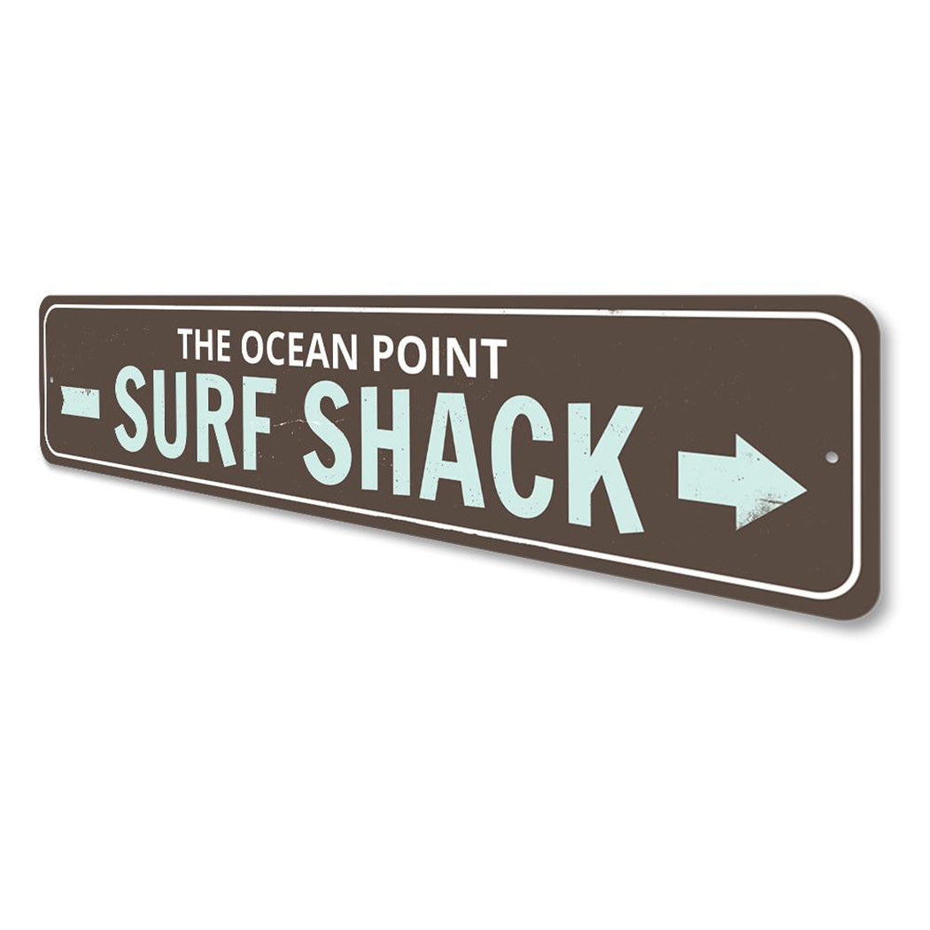 Surf Shack Arrow Sign