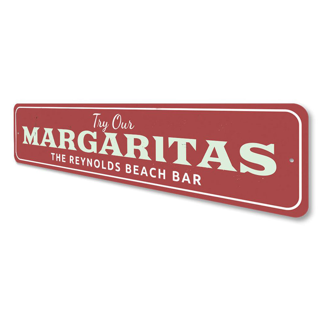 Margarita Beach Bar Sign