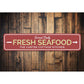 Fresh Seafood Arrow Sign