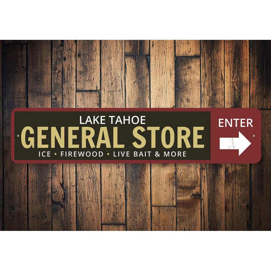 Lake General Store Sign