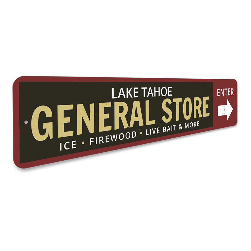 Lake General Store Sign