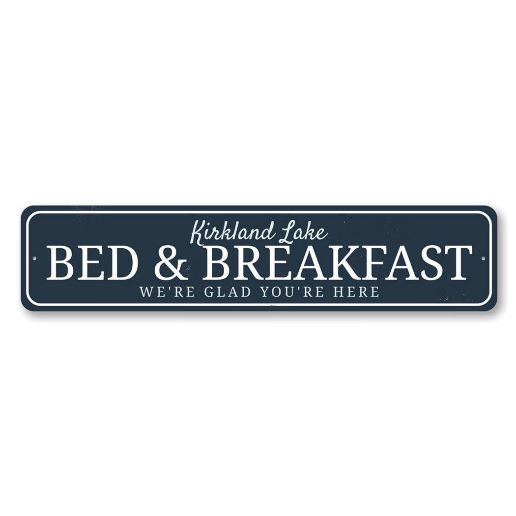 Bed & Breakfast Metal Sign