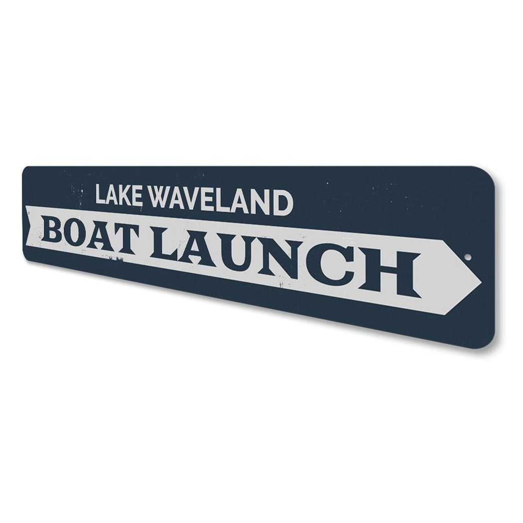 Boat Launch Sign