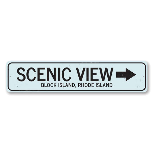 Scenic View Metal Sign