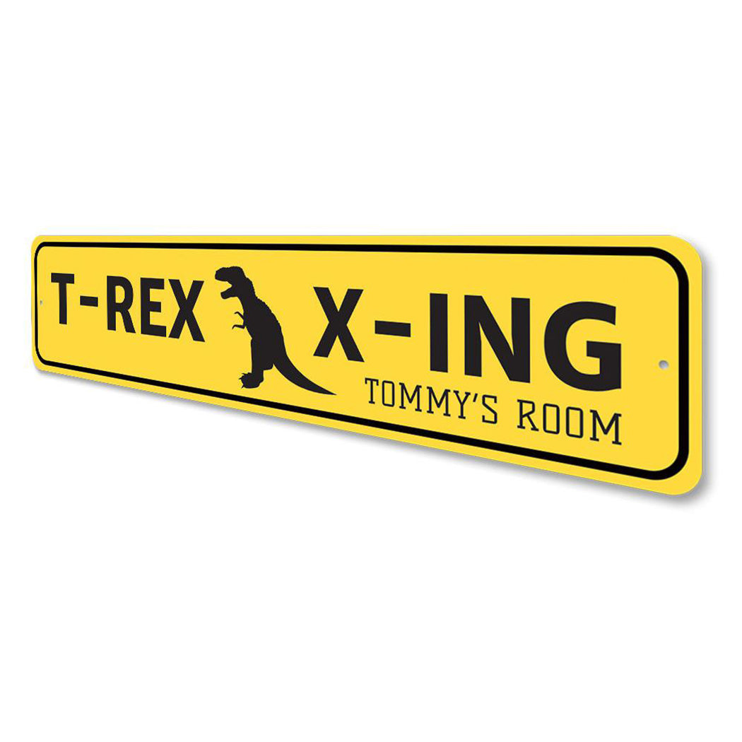 T Rex Crossing Sign