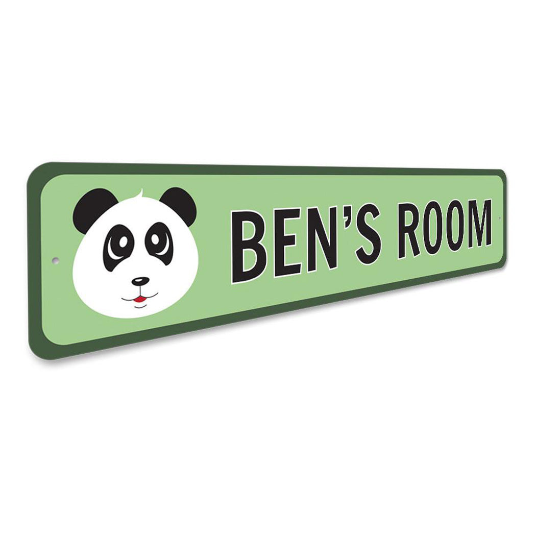 Panda Kids Room Sign