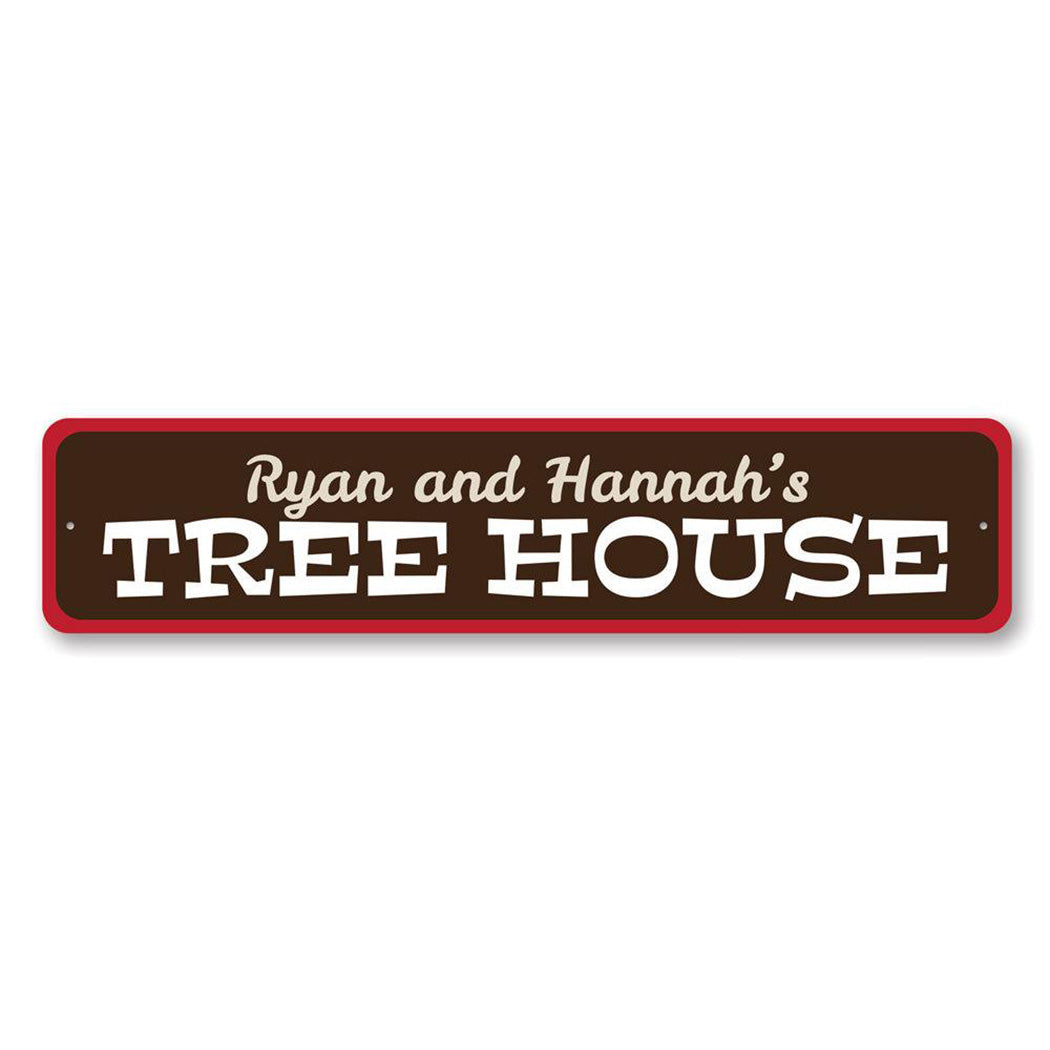Tree House Metal Sign