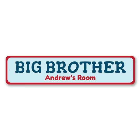 Big Brothers Room Sign