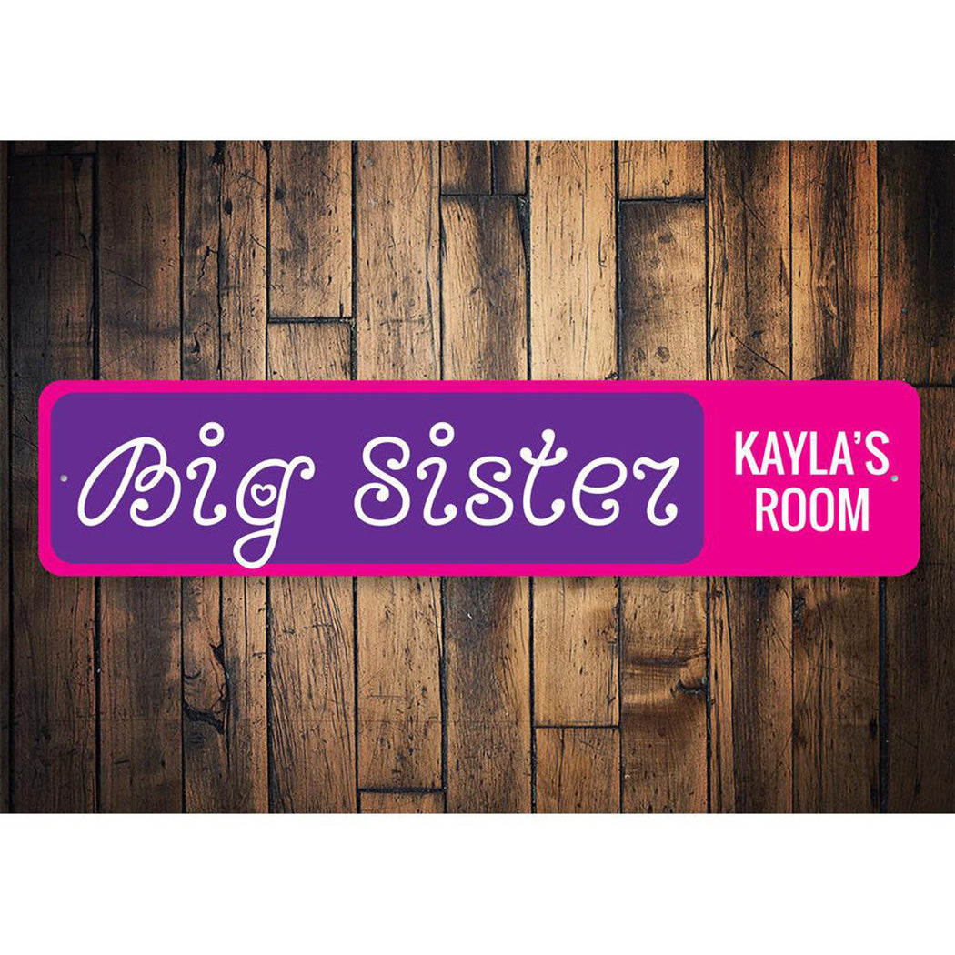 Big Sisters Room Sign