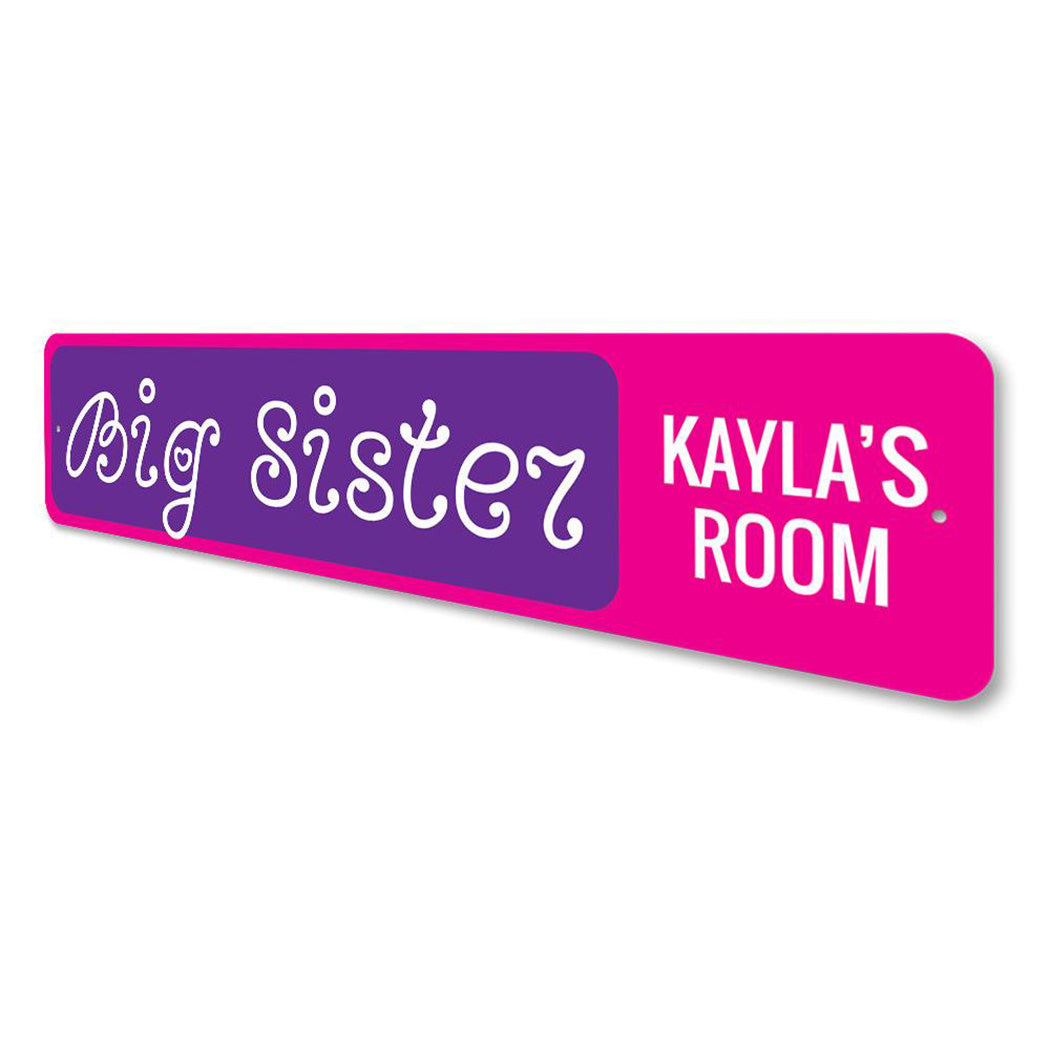 Big Sisters Room Sign