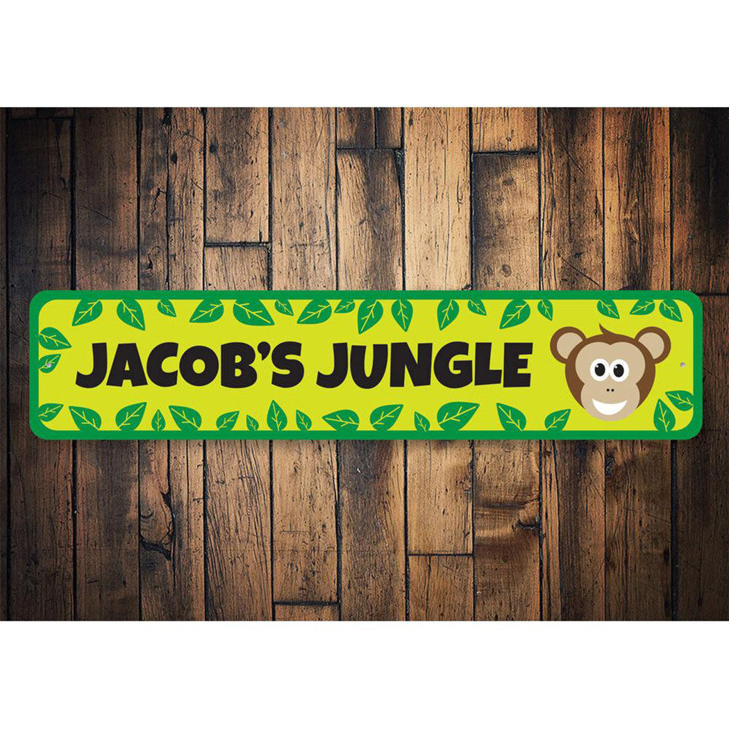 Monkey Kids Room Sign